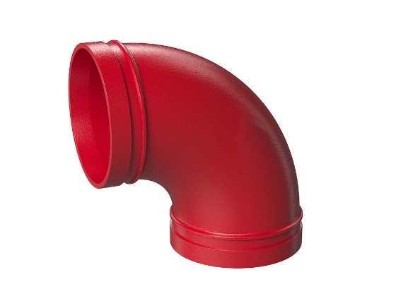Codo 90°, TT Grooved UL/FM